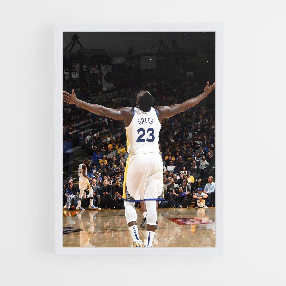 Poster Draymond en Feu – affiche Basketball (vue 3)